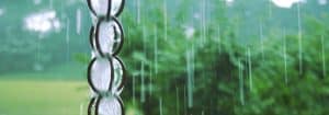 Cadena de lluvia para evacuar agua